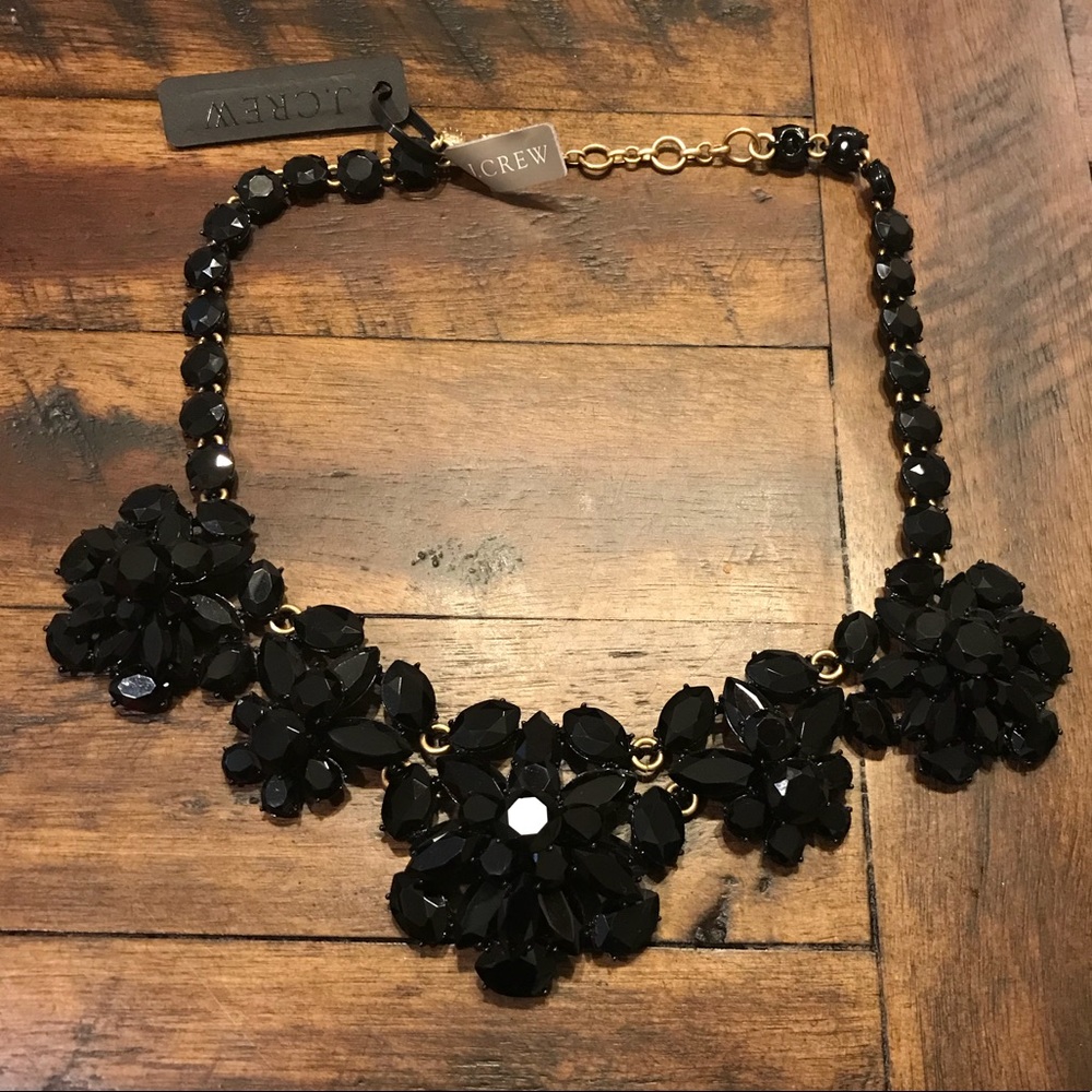 Jcrew Black Statement Necklace